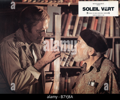 Soylent Green Jahr: 1973 USA Edward G.Robinson, Charlton Heston Regisseur: Richard Fleischer Stockfoto