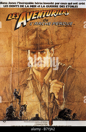 Jäger des verlorenen Schatzes USA Jahr: 1981 Regie: Steven Spielberg Film Poster Stockfoto