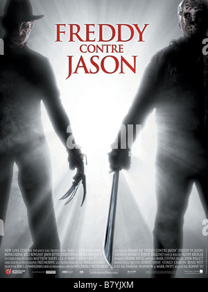 Freddy Vs. Jason Jahr: 2003 USA Regie: Ronny Yu Filmplakat (FR) Stockfoto