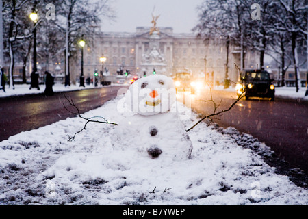 Schneemann In der Mall-London-Großbritannien-Europa Stockfoto