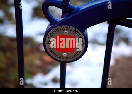 National Cycle Network Zeichen Stockfoto