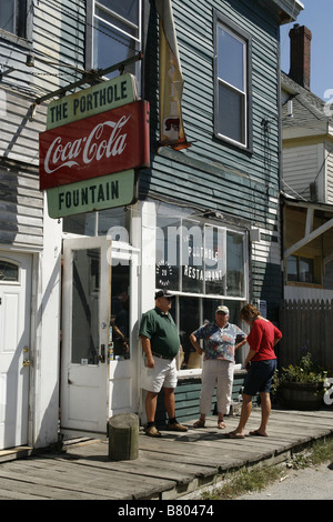 Das Bullauge Restaurant, Portland, Maine, USA Stockfoto