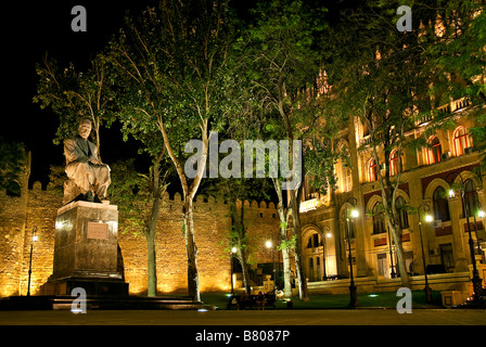 Statue im Park zentrale Baku Aserbaidschan Stockfoto