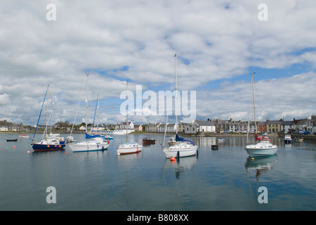 Insel der Fund Hafen und Strandpromenade Dumfries und Galloway Schottland Mai Stockfoto