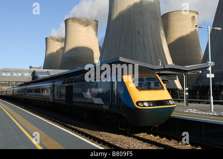 East Midlands Parkway Bahnhof. Stockfoto