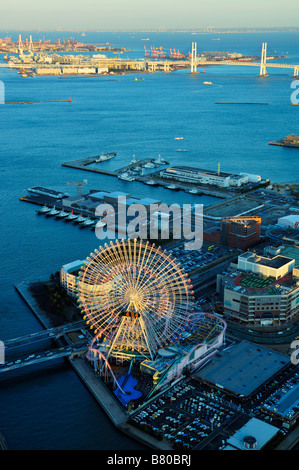 Yokohama Minato Mirai 21 Antenne Stockfoto