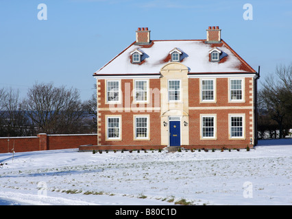 Ein modernes Einfamilienhaus executive. Stockfoto