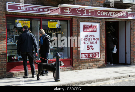 Cash Converters Unternehmen Shops ihre Shops in Salisbury Wiltshire England UK Stockfoto