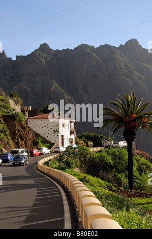 Die kleinen Bergdorf Masca des Teno-Massivs Teneriffa Kanarische Inseln Stockfoto