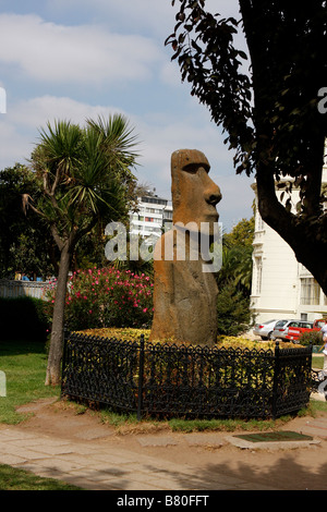 Moai-Statue Chile Südamerika Stockfoto