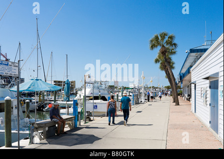 Angeln-Charter-Boote in der Marina in Clearwater Beach, Golfküste, Florida, USA Stockfoto