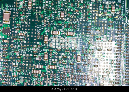 Circuit Board / Mutter Board von einem Laptop Stockfoto