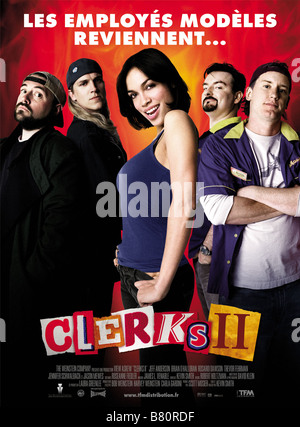 Sekretärinnen 2 Jahr: 2006 USA Affiche/Poster Kevin Smith, Jason Mewes, Rosario Dawson, Jeff Anderson, Brian O'Halloran Regie: Kevin Smith Stockfoto