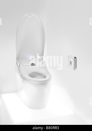 Hightech-Toilette Stockfoto