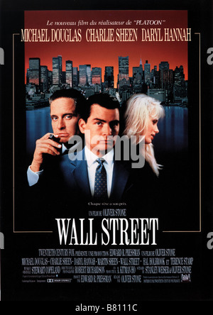 Wall Street Jahr: 1987 USA Michael Douglas, Charlie Sheen, Daryl Hannah Regie: Oliver Stone Stockfoto