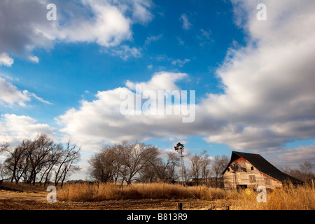 Eine Farm im ländlichen Nebraska 19. Januar 2009 Stockfoto