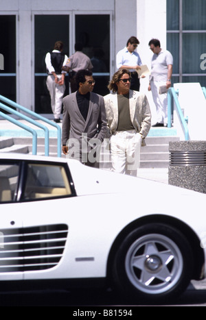 Deux flics à Miami (TV-Serie) Miami Vice (1984) [TV-Serie 1984-1989] usa Philip Michael Thomas, Don Johnson Erstellt von Anthony Yerkovich Stockfoto