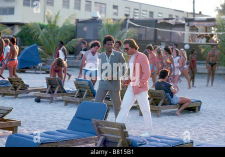 Deux flics à Miami (TV-Serie) Miami Vice (1984) [TV-Serie 1984-1989] usa Philip Michael Thomas, Don Johnson Erstellt von Anthony Yerkovich Stockfoto