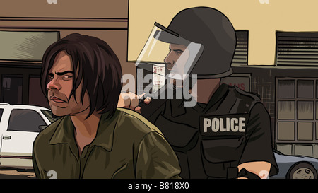 A Scanner Darkly animation USA Jahr: 2006 Regie: Richard Linklater Stockfoto