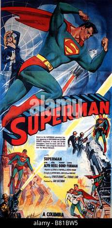 Superman Jahr: 1948 USA Poster Regie: Spencer Gordon Bennet Thomas Carr Stockfoto