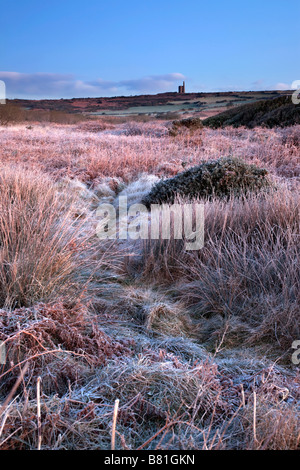 Ding-Dong-Mine in Cornwall frost Stockfoto