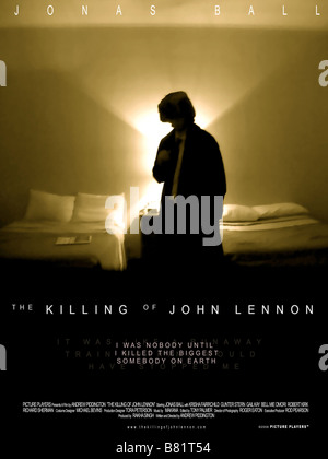 Die Ermordung von John Lennon Jahr: 2006-UK Jonas Ball Regie: Andrew Piddington Film Poster Stockfoto