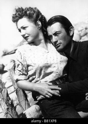 Gelb Himmel Jahr: 1949 USA Regie:: William Wellman Gregory Peck, Anne Baxter Stockfoto