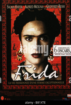 Frida Jahr: 2002 USA, Salma Hayek Regisseur: Julie Taymor Film Poster (Fr) Stockfoto