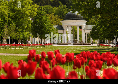 Carolina Frühling Kolonnade Carolina und Rudolf Frühling Marienbad Tschechien Stockfoto