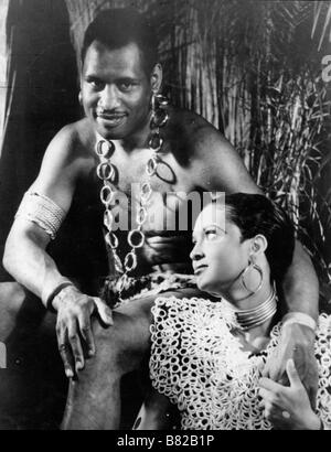 Bozambo Sanders auf den Fluss (1935) uk Paul Robeson, Nina Mae McKinney Regie: Zoltan Korda Stockfoto