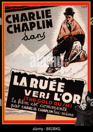 Der Goldrausch Jahr: 1925 USA Affiche/Poster Regie: Charles Chaplin Stockfoto