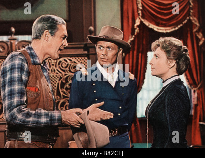 Zwei ritten zusammen Jahr: 1961 USA James Stewart, Richard Widmark, Linda Cristal Regie: John Ford Stockfoto