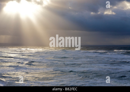 24. Januar 2009 KLaus Sturm in Biarritz Basken Küste Pays Basque France Stockfoto