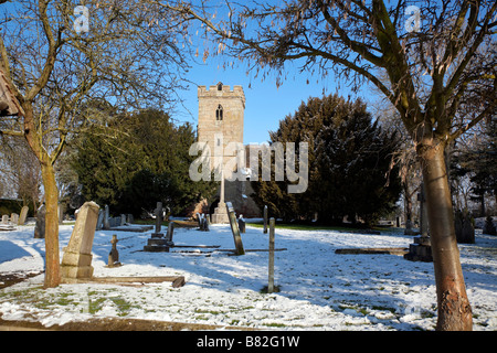 St. Maria und allen Heiligen Kirche Hampton Lovett in der Nähe von Droitiwch Worcestershire England UK Stockfoto