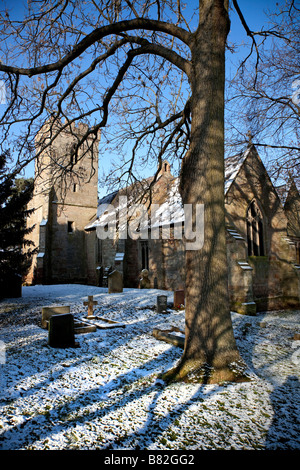 St. Maria und allen Heiligen Kirche Hampton Lovett in der Nähe von Droitiwch Worcestershire England UK Stockfoto