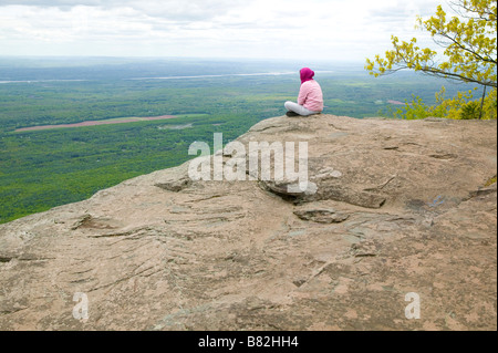 Blick vom Künstler Rock Catskill Mountains New York USA Stockfoto