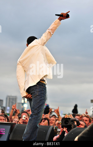 Will Smith spielt auf der Bühne eine Spendenaktion auch in London Stockfoto