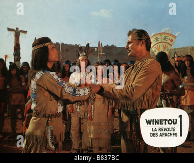 Winnetou - 1. Teil Jahr: 1963 West Deutschland Pierre Brice, Lex Barker Regie: Harald Reinl Stockfoto