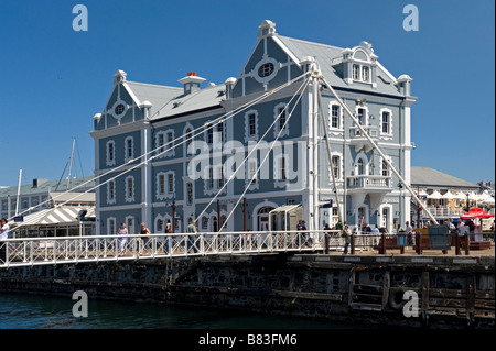 Der afrikanische Handelsposten, aufbauend auf der Victoria und Alfred Waterfront in Kapstadt Südafrika Stockfoto