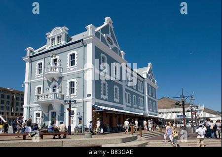 Der afrikanische Handelsposten, aufbauend auf der Victoria und Alfred Waterfront in Kapstadt Südafrika Stockfoto