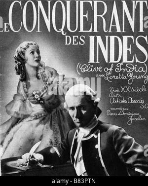Le Conquérant des Indes Clive von Indien (1935) usa Ronald Colman, Loretta Young Regisseur: Richard Boleslawski Stockfoto