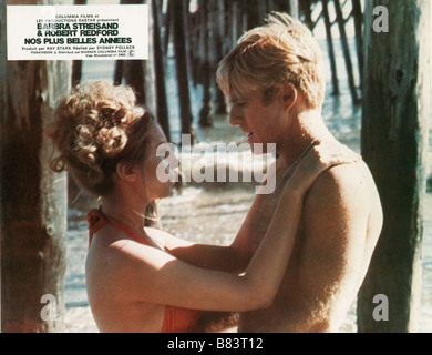 Die Art und Weise waren wir Jahr: 1973 USA Robert Redford, Barbra Streisand Regie: Sydney Pollack Stockfoto