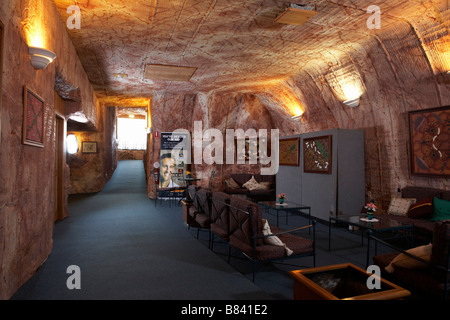 Dugout Motel Comfort Inn, Coober Pedy, Südaustralien. Stockfoto