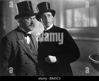 Der Hund der Baskervilles Jahr: 1939 USA Regie: Sidney Lanfield Nigel Bruce, Basil Rathbone Stockfoto