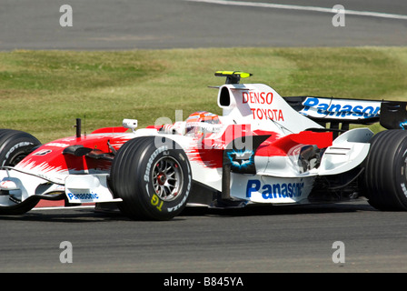 Timo Glock auf den britischen Grand Prix 2008 Stockfoto