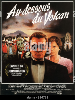 Unter dem Vulkan Jahr: 1984-USA Albert Finney, Jacqueline Bisset Affiche, Poster Regie: John Huston Stockfoto