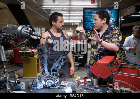 Iron Man - USA Jahr: 2008 Regie: Jon Favreau Robert Downey Jr., Jon Favreau schießen Bild Stockfoto