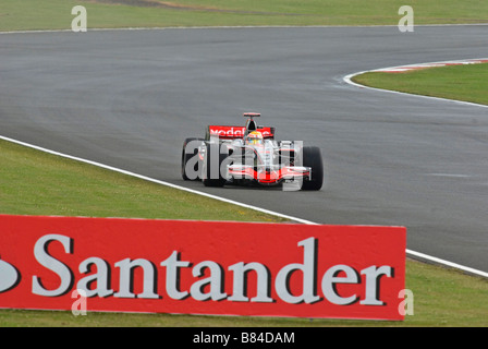 Lewis Hamilton bei der britischen Grand Prix 2008 Stockfoto