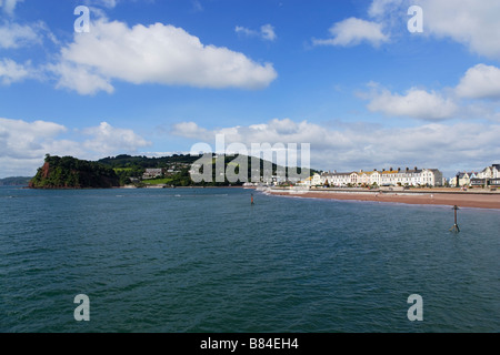 Küste von Teignmouth Devon England Großbritannien Stockfoto