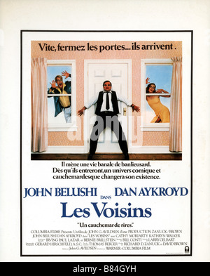 Les voisins Nachbarn (1981) USA Dan Aykroyd, John Belushi Affiche, Poster Avildsen Regisseur: John G. Stockfoto